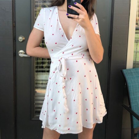 red heart dress